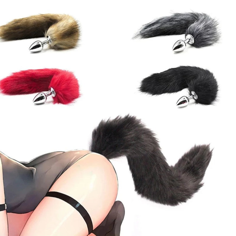 Cola de zorro con plug anal Wilow